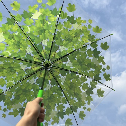 나뭇잎 리프 장우산